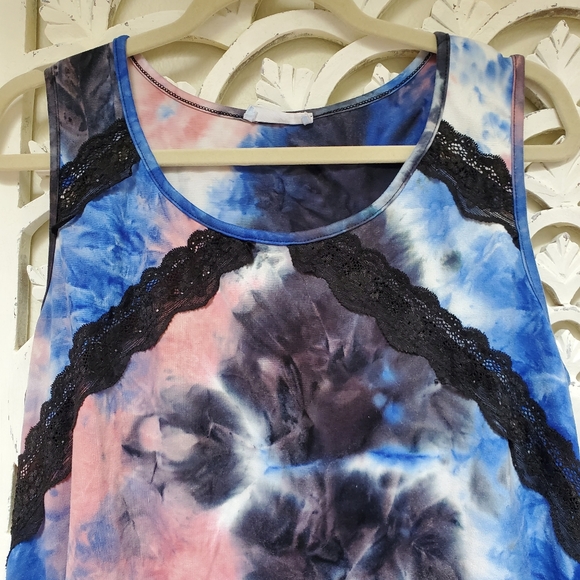 Bloomin Peachskin Tiedye Set 2XL Pants Large Top Lounge Bundle Of 2 - Picture 5 of 15